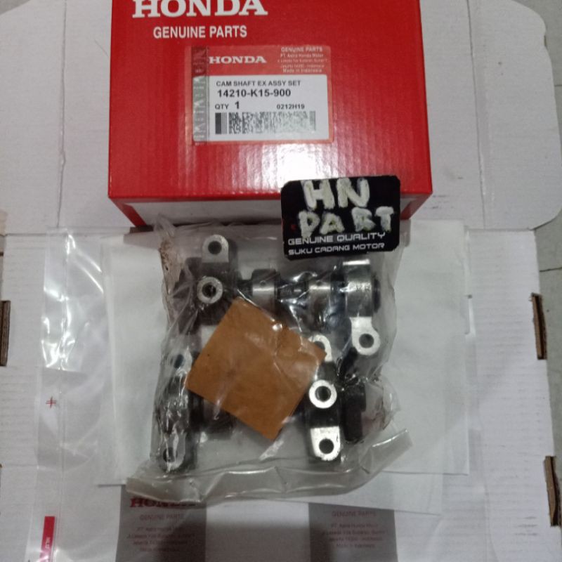 NOKEN AS CAM SHAFT IN EX ASSY SET HONDA CB150R STREETFIRE OLD K15 2012-2015 ORI ASLI