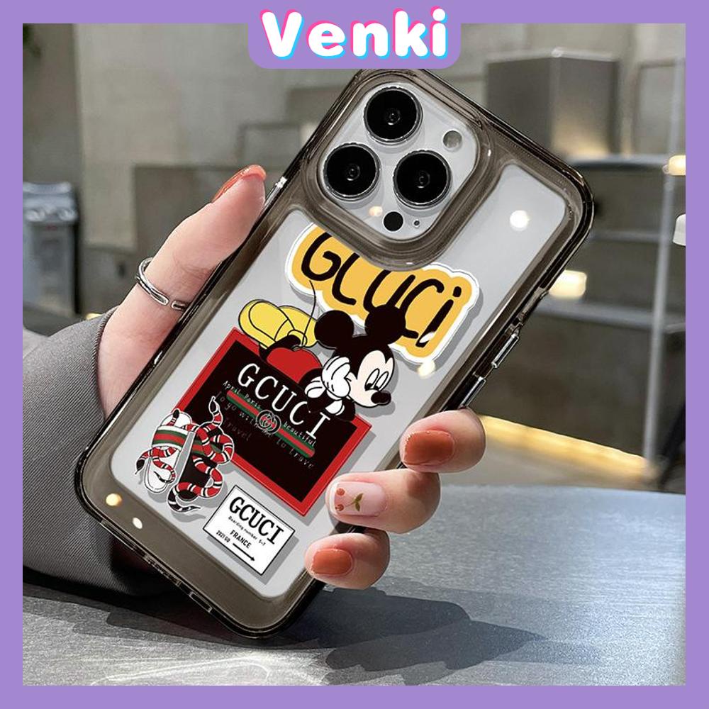 iPhone Case HD Acrylic Hard Case High Clear Metal Button Protection Camera Shockproof Cartoon Cute Compatible with iPhone 14 Pro Max 14 Plus 13 Pro Max 12 Pro Max 11 XR 7Plus