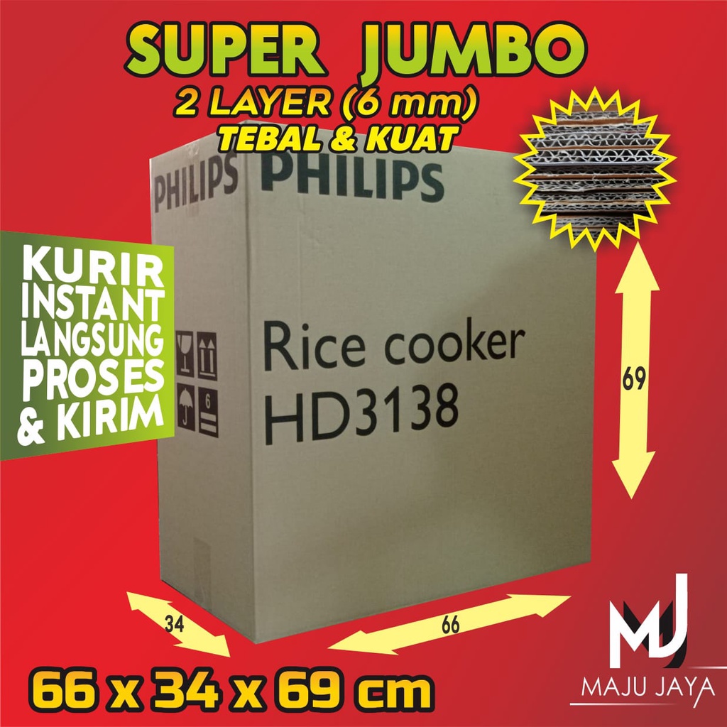 Kardus Bekas Besar Pindahan Kardus Packing Jumbo Besar Kardus Besar Dus Bekas Ukuran 60 x 40 x 40-69x45x33