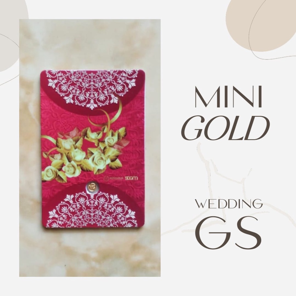 MINI GOLD 0.025 GRAM GIFT SERIES WEDDING