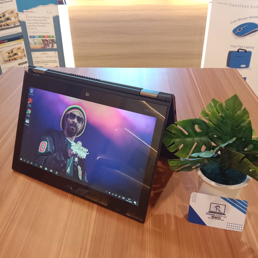 Lenovo Thinkpad Yoga i5 8GB SSD 256GB Touch Screen Second Bekas