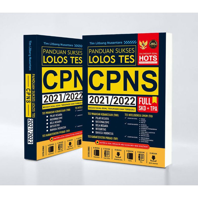 Buku Original Cpns 2021 2022 Buku Cpns Panduan Sukses Lolos Tes Cpns 2021 2022 Hots Fr 2019 Shopee Indonesia