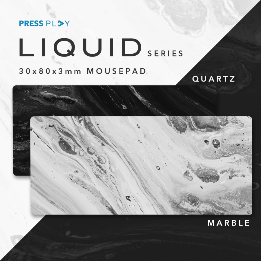 Press Play LIQUID Series Gaming Mousepad Deskmat