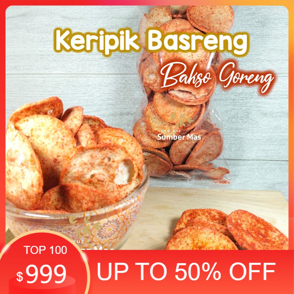 

Toko BAKSO GORENG / BASRENG 500 GR / basreng pedas / basreng kiloan Thanks