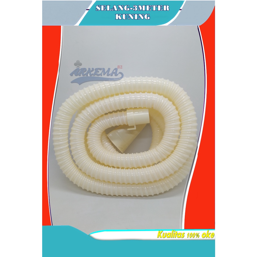 SELANG PEMBUANGAN MESIN CUCI MULTI | SLANG BUANGAN AIR UNIVERSAL | SPIRAL BUANG AIR PANJANG  3 METER