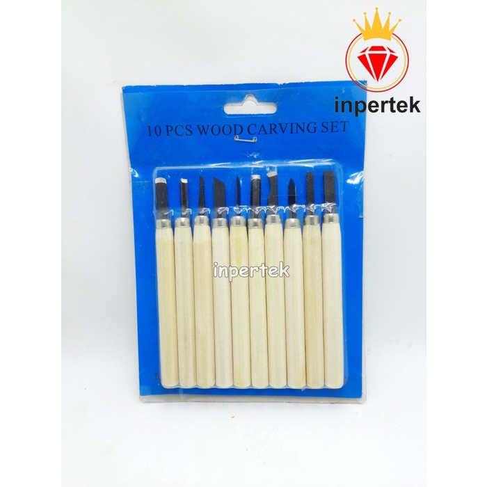 

UKIR-ALAT- 10 PCS ALAT PAHAT UKIR KAYU WOOD CARVING CUKIL KAYU CLAY TOOLS SET -ALAT-UKIR.