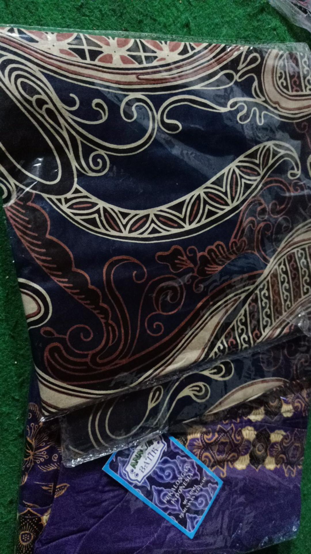 Gamis Batik /duo Sogan/batik Peplum Sogan