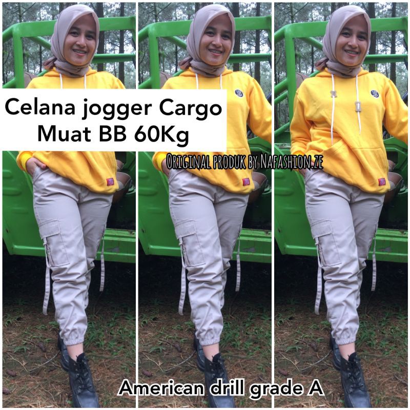 CELANA JOGGER CARGO - CARGO PANTS - CELANA JOGER CARGO TALI - JOGER CARGO XXL