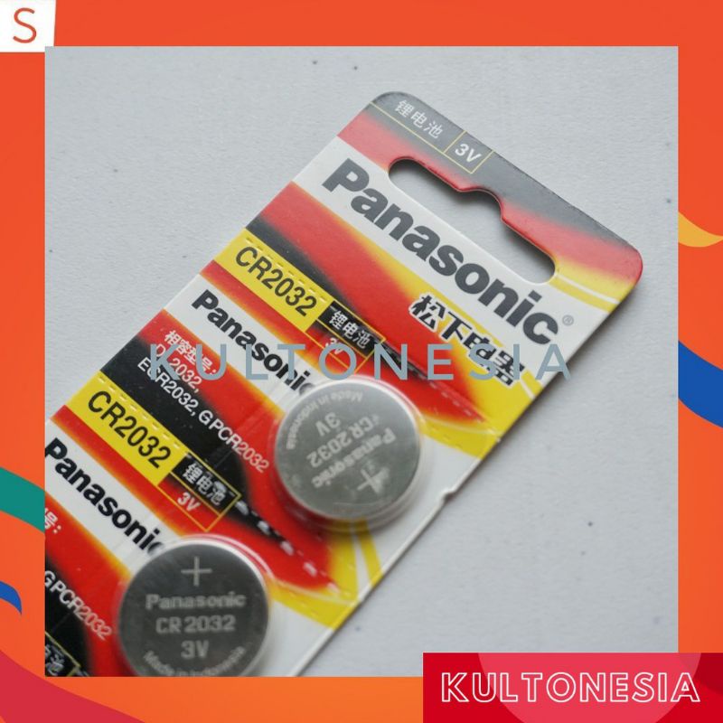 Baterai Kancing Panasonic CR2032 1pcs