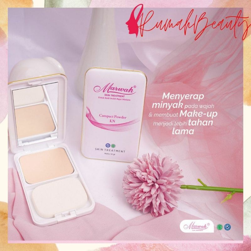 Skincare Marwah Compact Powder KN Bedak Padat BPOM