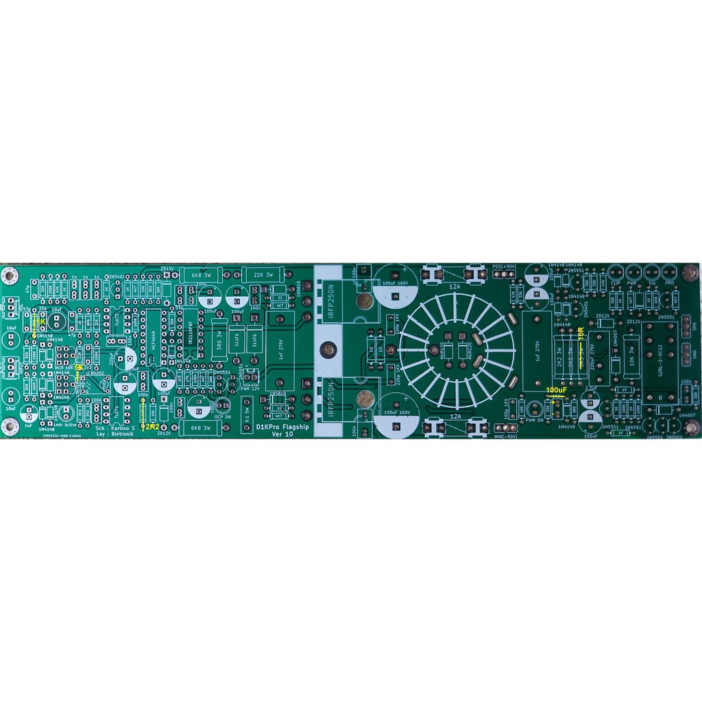 PCB Ampli D1KPro Flagship Dauble layer