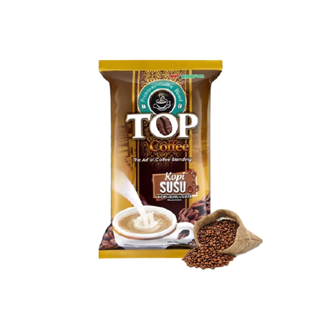 Top Coffee Kopi Susu 3 In 1 Pack 31 gr isi 10 pcs