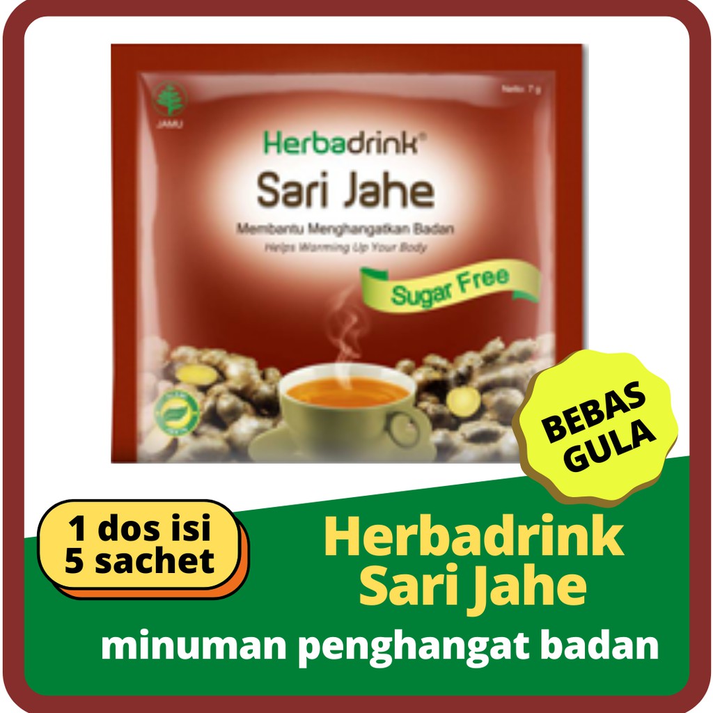 

Herbadrink Sari Jahe Sugar Free Serbuk Minuman Menghangatkan Badan