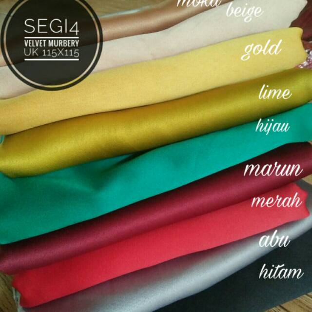 Segi4 velvet mulbery, muraah dan bagus.