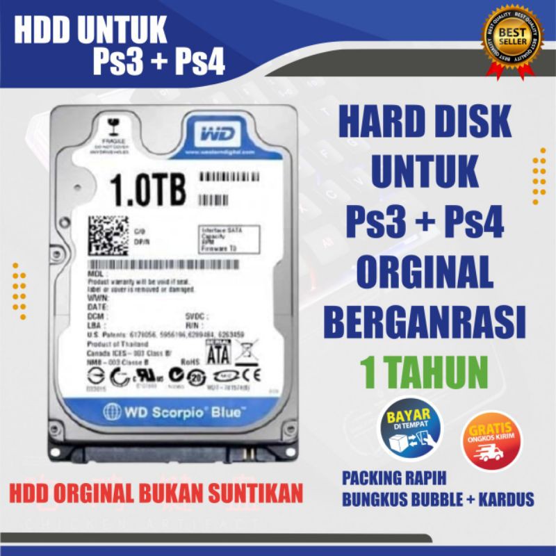 HDD LAPTOP 1TB / HDD NOTEBOOK 1TB / HARDISK 2.5