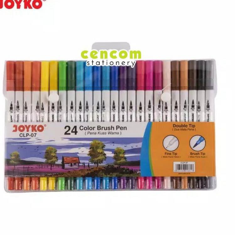 

Lagi Pr0mo|Brush Pen Set Joyko 24 Warna CLP-07 ( Dua Mata Pena )Joyko CLP-07 Set 24 Murah |masakini.