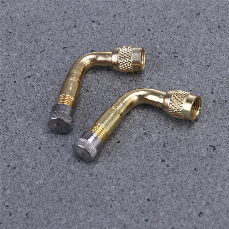 Extension Adapter Lubang Angin Ban Mobil Tire Valve 90 Degree 2 PCS