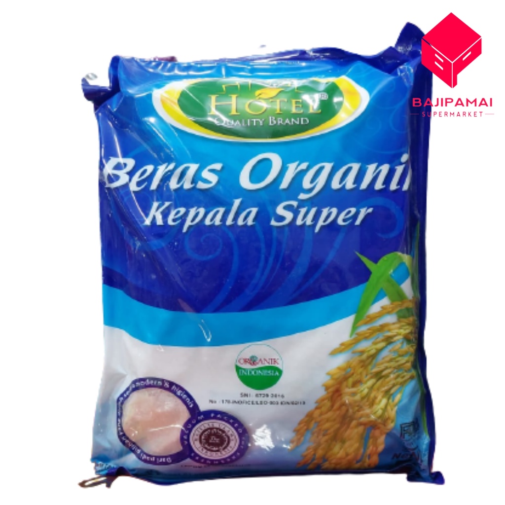 

Beras Hotel Organik Kepala Super 5kg