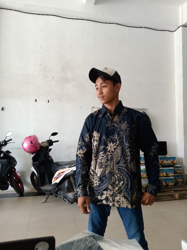 Kemeja Batik Pria Baju Batik Pria Lengan Panjang Modern Lapis Full Furing Ar01