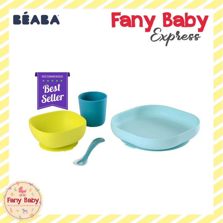 BEABA SILICON MEAL SET ( 4PCS )