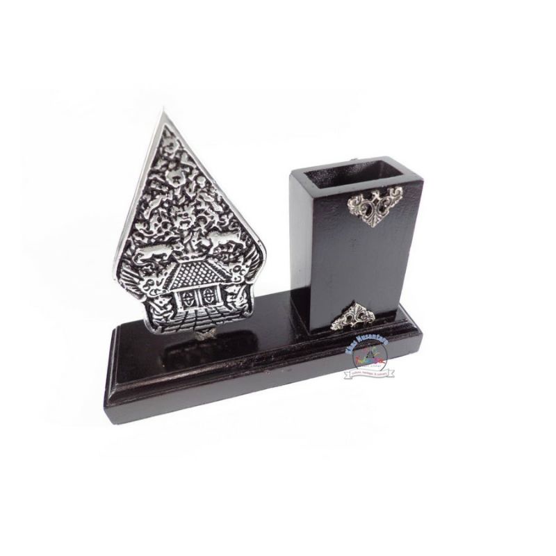 

Pesanan Khusus Custom Tempat Pena Silver Pen Holder Karakter Wayang