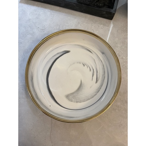 piring marmer marble plate nordic NEW