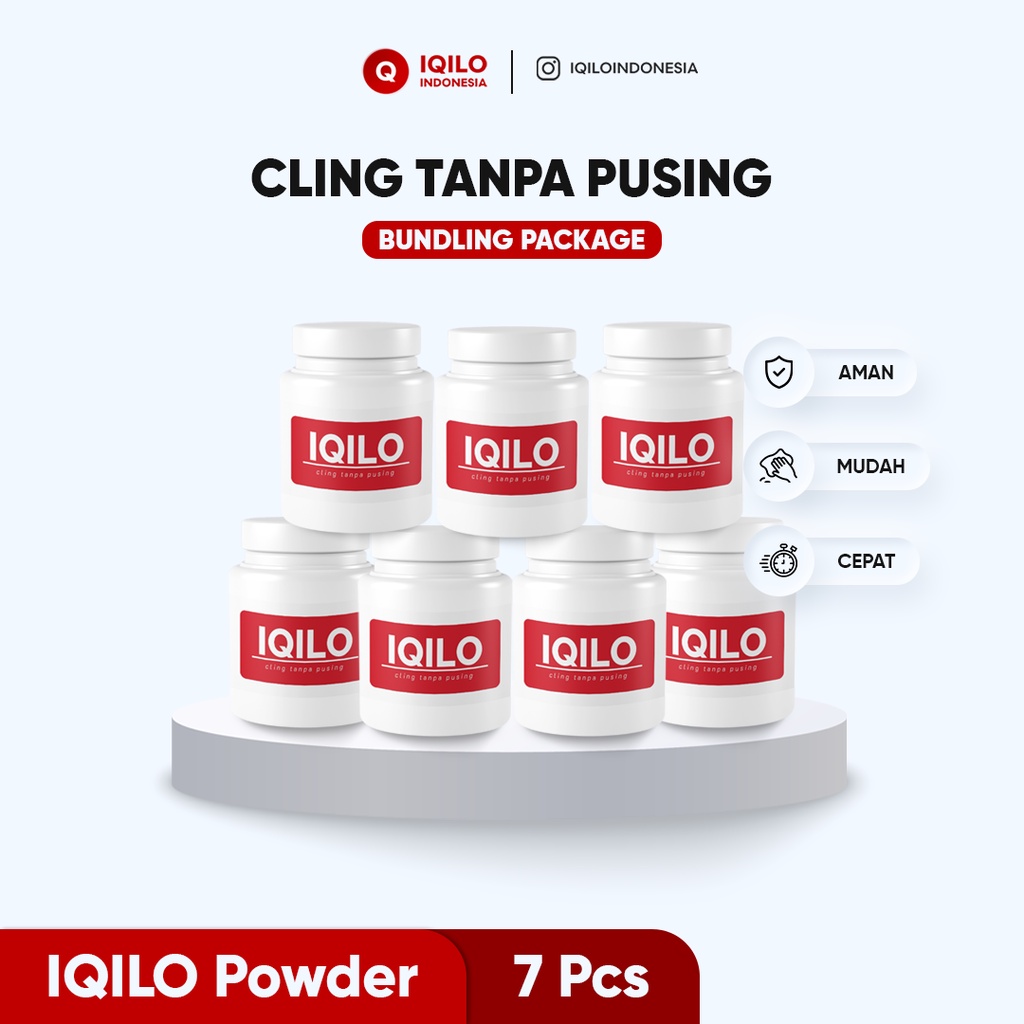IQILO Powder Paket Hemat 7 PCS