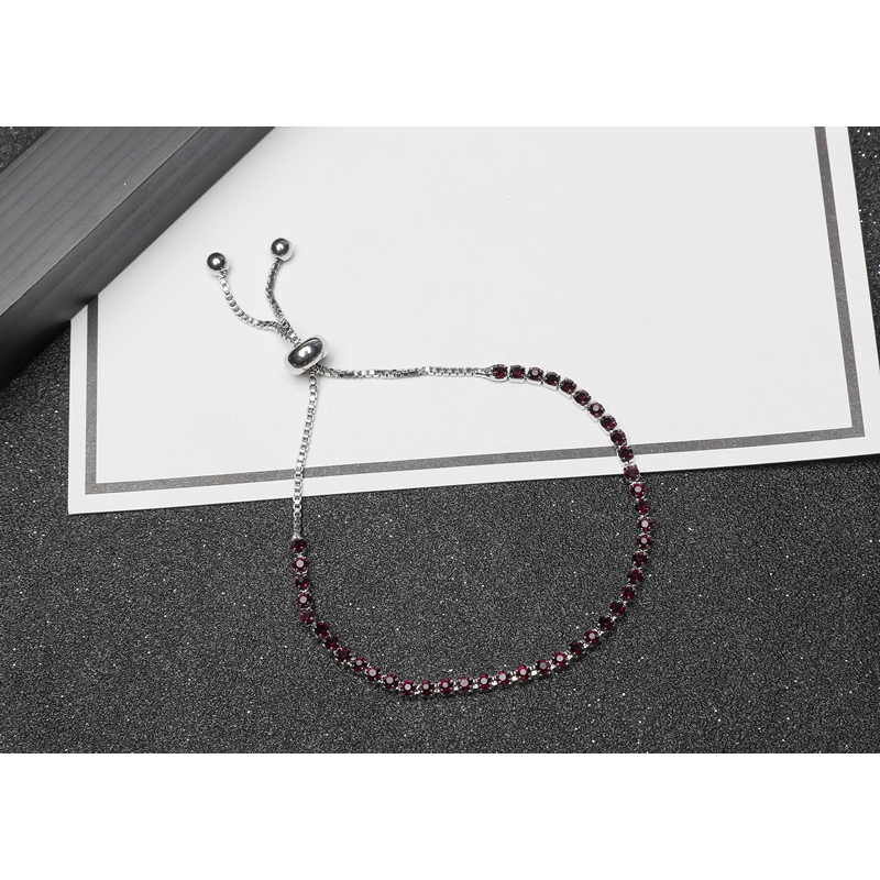 Gelang titanium lilit tinju anti karat dan tidak mudah luntur-Ungu