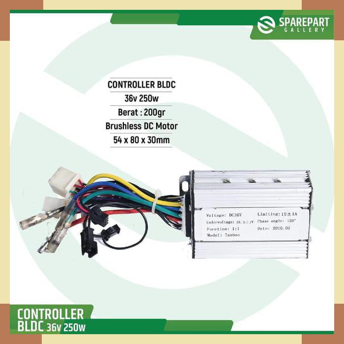 Sparepart Controller sepeda listrik 36V DC 250W