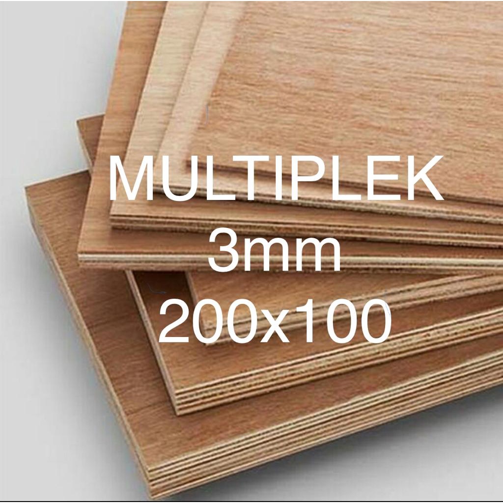 Triplek / multiplek 3mm (200x100)cm, plywood 3mm