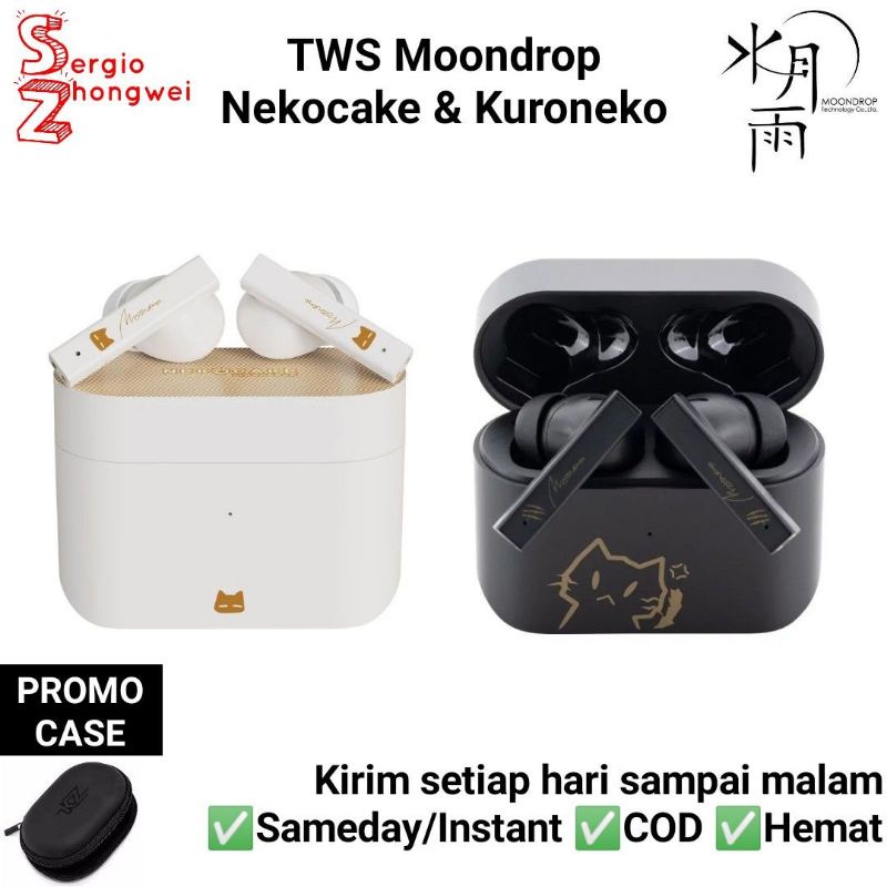 Moondrop Nekocake Kuroneko Moondrop Kuroneko TWS Active Noise Cancelling Earphone Moondrop