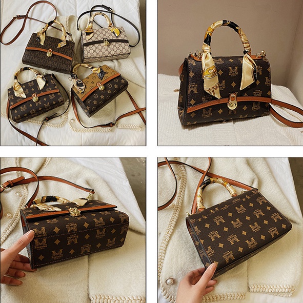 TASHAPPY BQ3468 Tas HANDBAG Wanita Motif Keren Terbaru Ada Talpan+Syal model korea supplier tas import