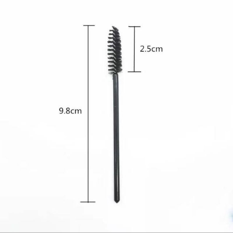 KUAS MASKARA EYELASH EXTENSION SIKAT BULU MATA MERAPIKAN EYELASH MASCARA WARD 1PCS (Kuas maskara 1pcs)