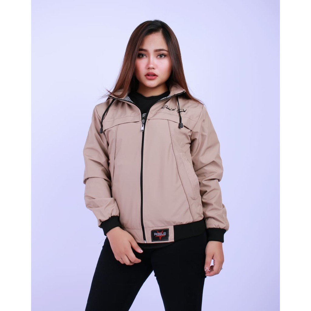 Jaket cewe casual jaket bomber