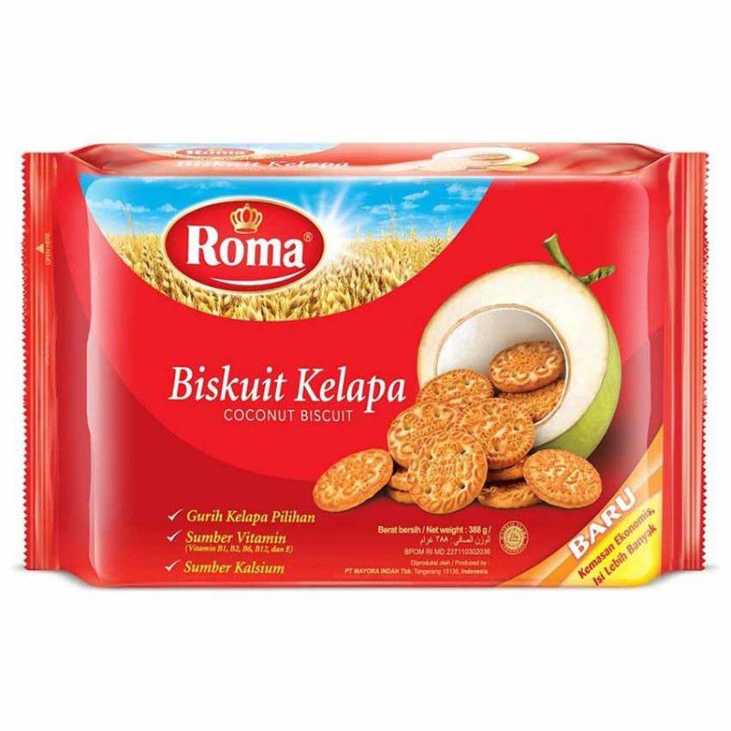 

ROMA KELAPA BISCUIT LEBIH BESAR KEMASAN 300G