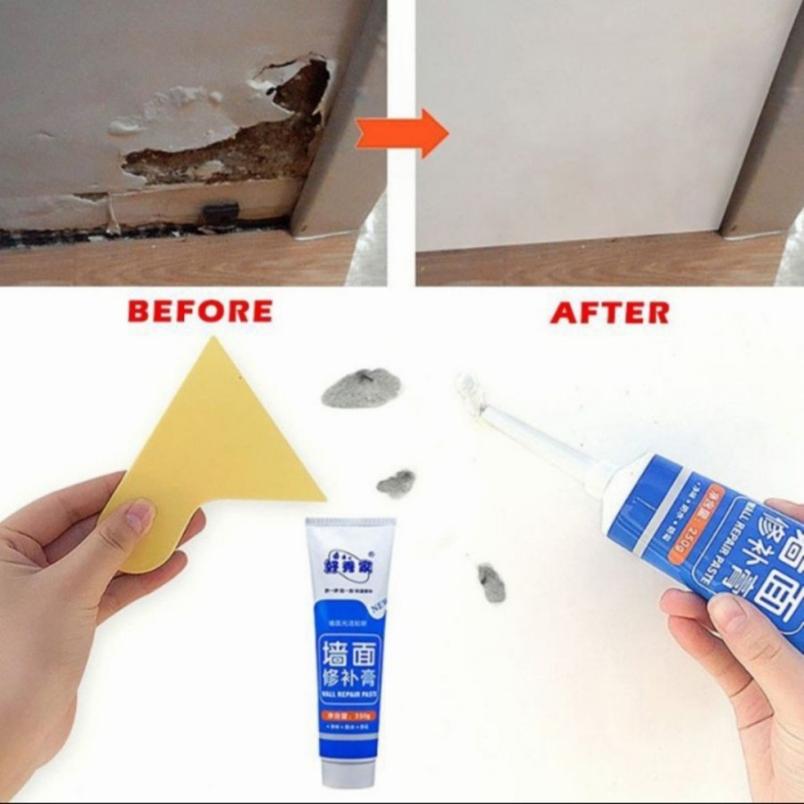 Dempul Plamir Tambal lubang tembok Wall Crack Repair Paste Waterproof