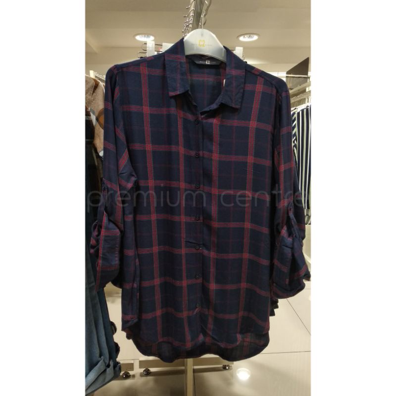 C2 | KEMEJA KOTAK - KOTAK WANITA C2 ORIGINAL