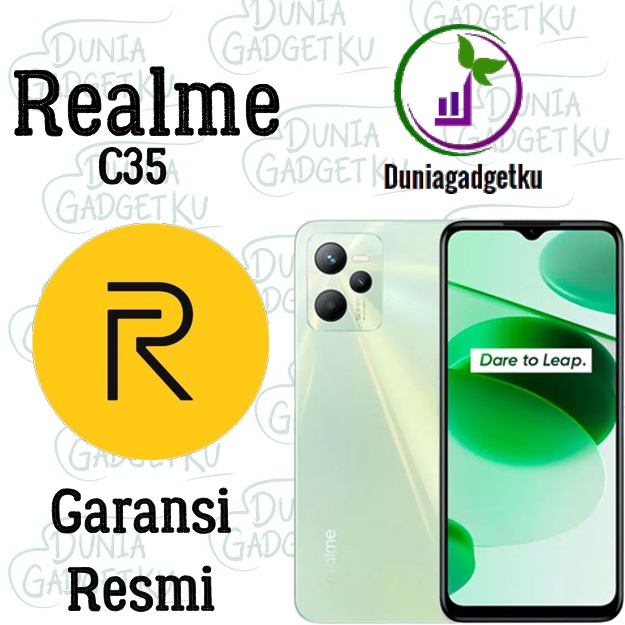 Realme C35 4/64GB + 4/128GB Garansi Resmi