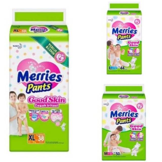 MURAH.... KARTON MERRIES GOOD SKIN PANT M50/L44/XL38