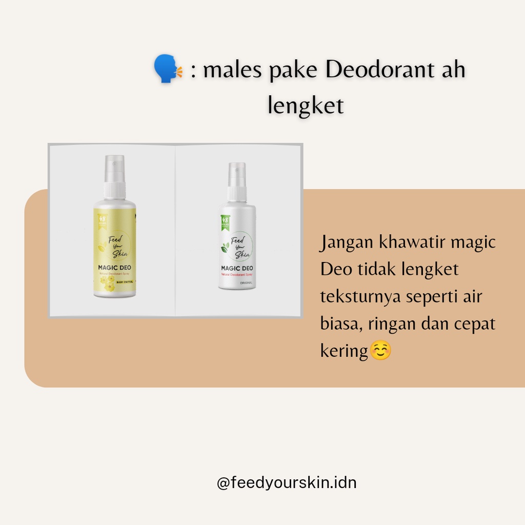 magic deo deodorant tawas alami baby zwitsal