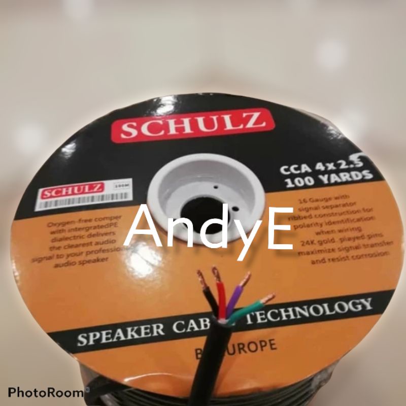 KABEL SPEAKER ISI 4 SCHULZ 4 x 2,5 1roll
