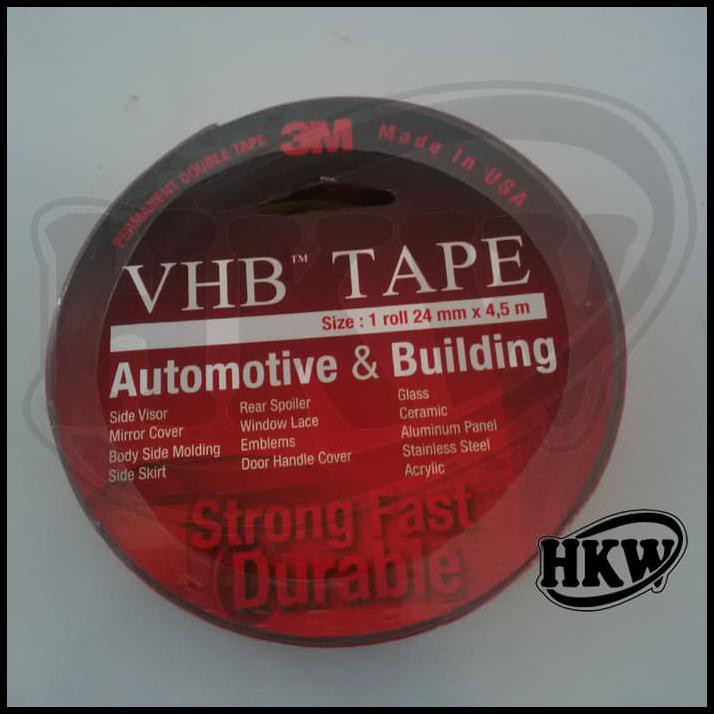 

Promo Terbatas!! Double Tape 3M Vhb Lebar 24 Mm (4.5 Meter)
