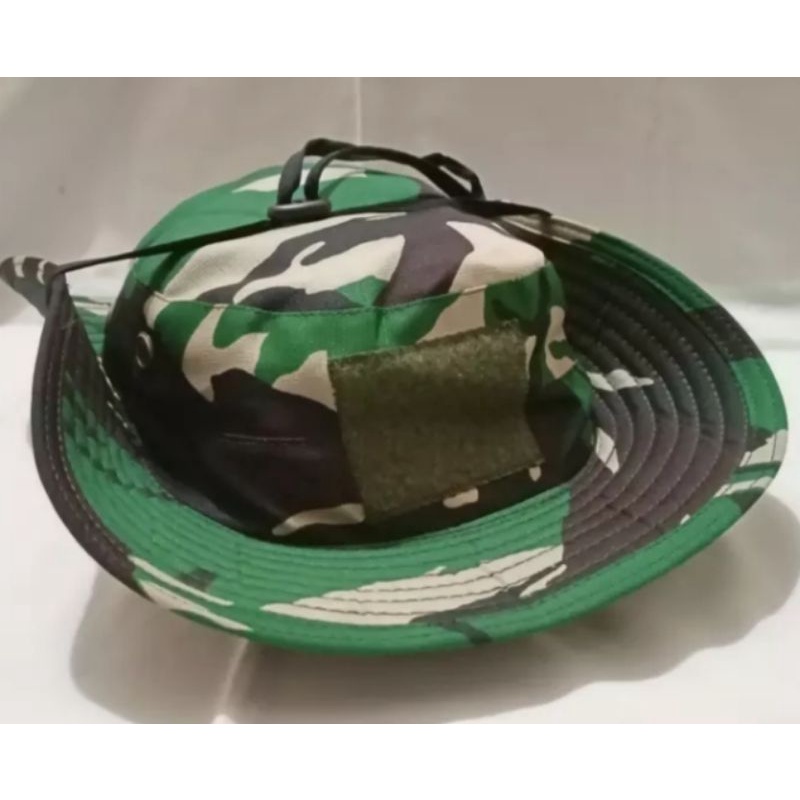 Topi rimba loreng TNI/Topi rimba ripstok/Topi rimba lapangan