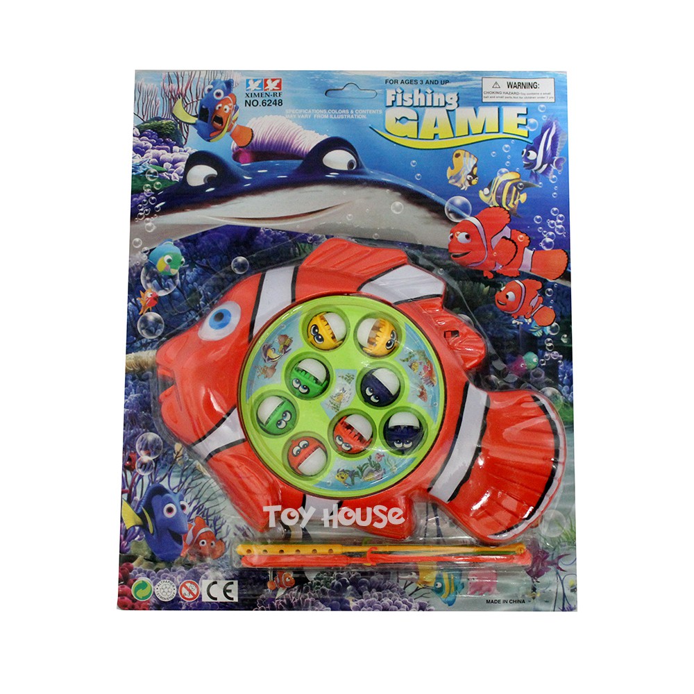 MAINAN ANAK FISHING GAME NEMO MIKA KECIL - MAINAN PANCINGAN IKAN