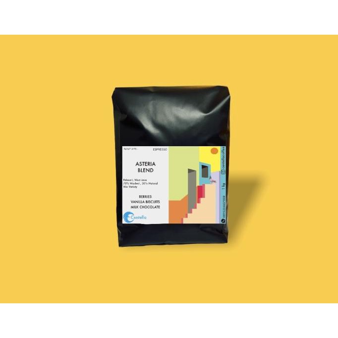 

Kopi Arabika ASTERIA BLEND (1kg) Specialty Arabica Coffee biji / bubuk