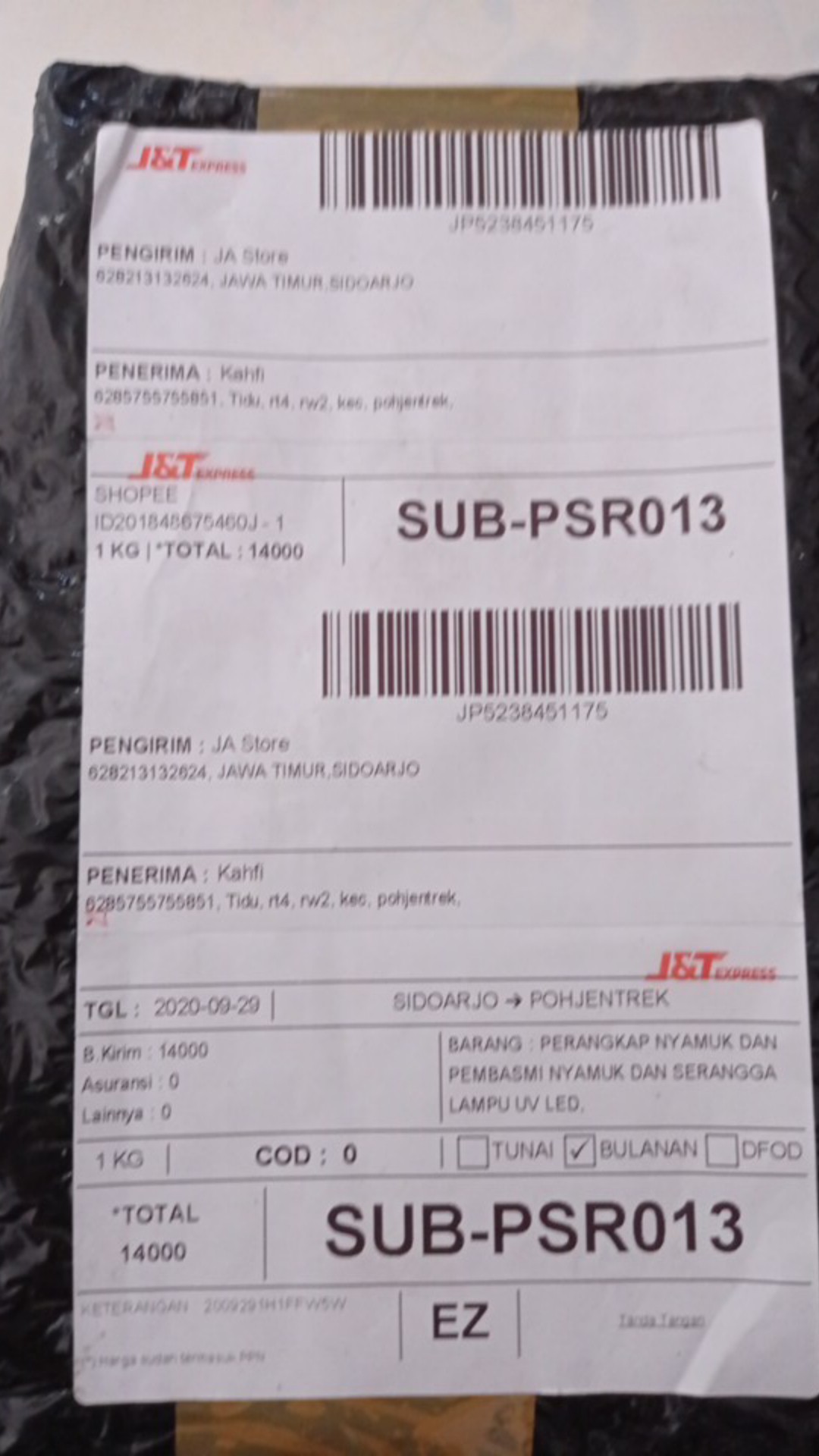 Perangkap Nyamuk Dan Pembasmi Nyamuk Dan Serangga Lampu Uv Led