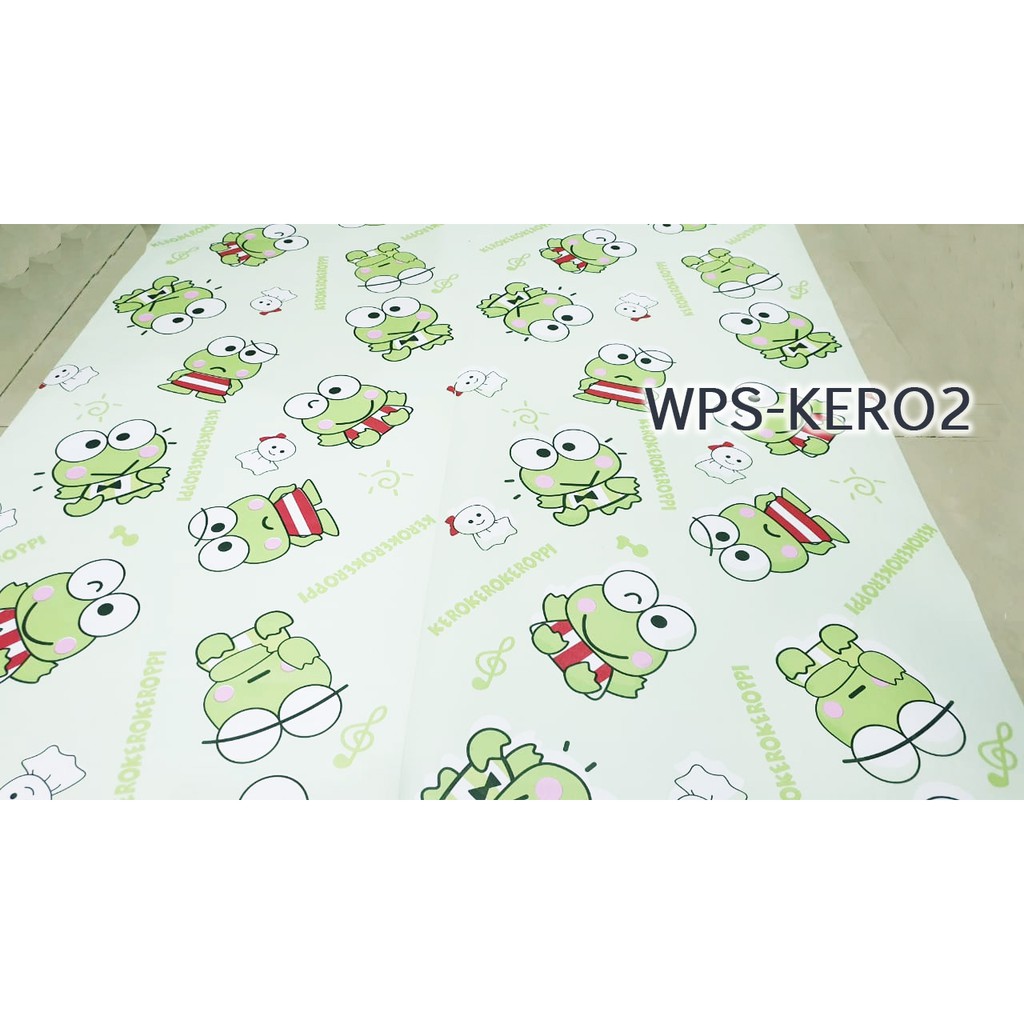 WPSKERO2 MUCH KEROPPI  WALLPAPER STICKER WALPAPER STIKER  