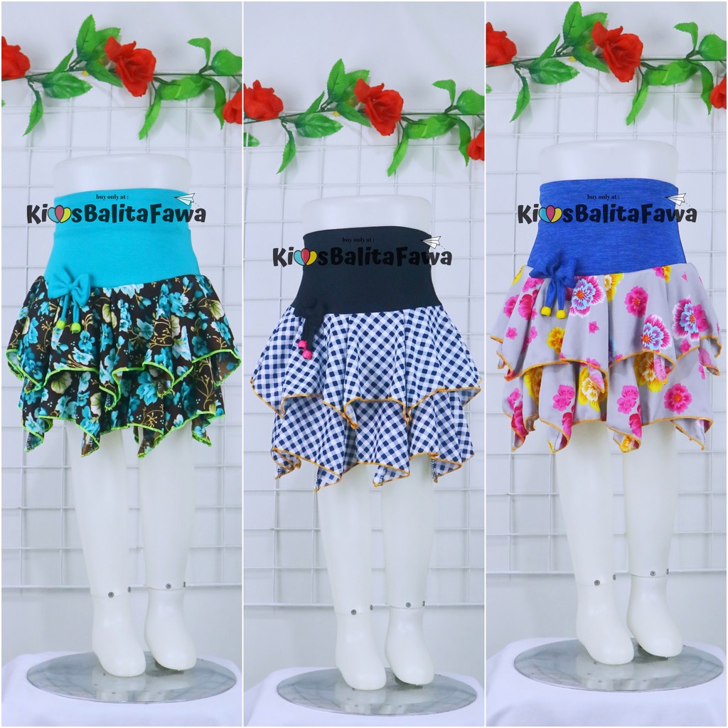 Gempita Skirt uk.1-2 tahun / Rok Balita Bawahan Harian Anak Perempuan Murah Rok Mini Skirt Grosir