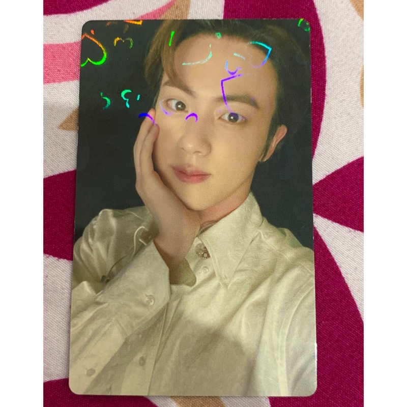 PC jin be deluxe japan fanclub holo hearts BTS