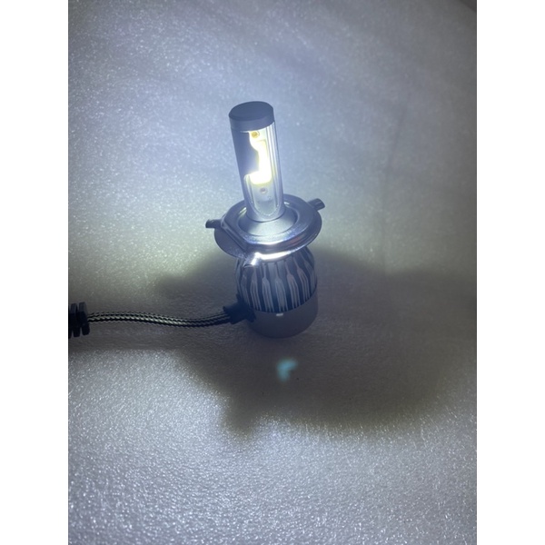 lampu utama mobil H4 nyala putih 36 watt C6